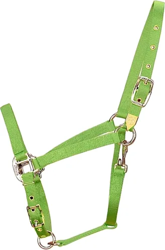 Vista 5 de Hamilton Caballo árabe de nailon de 3/4 pulgadas con barbilla ajustable y broche de garganta, promedio, 800 a 1100 libras, negro