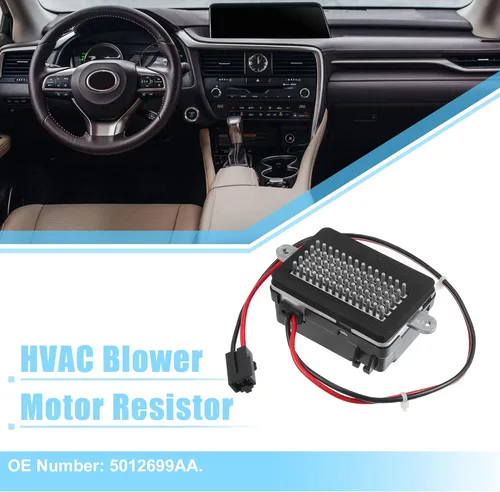 Vista 2 de ACROPIX Resistor de motor de soplador de HVAC Módulo de control de ventilador de CA para Jeep Grand Cherokee 4.0L 4.7L 2001-2004 No.5012699AA