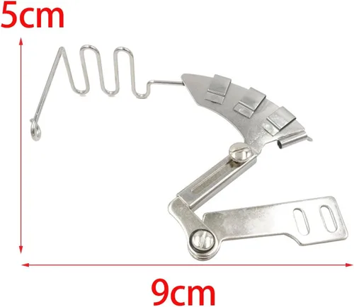 Vista 3 de Piezas planas de la máquina de coser de la computadora de punto de bloqueo,Pie prensatelas incrustado,Dispositivo de carpeta de cordón de soldadura