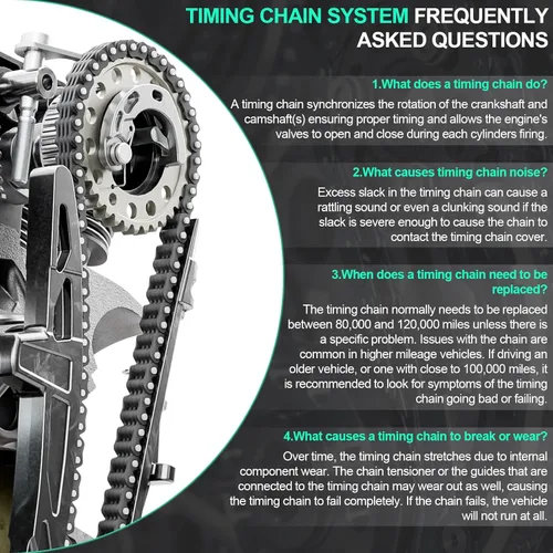 Vista 7 de Kit de cadena de distribución para 2007 2008 2009 2010 2011 2012 2013 para Mini Cooper, 2013 para Mini Cooper Paceman 1.6L