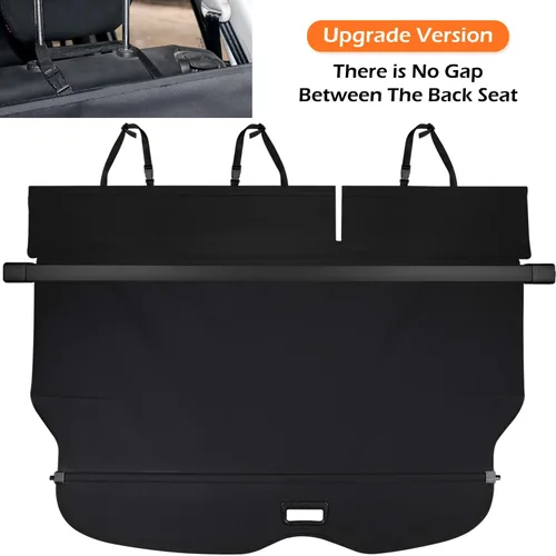 Vista 2 de Cubierta de cajuela retráctil para maletero trasero de Jeep Grand Cherokee 2011 2012 2013 2014 2015 2016 2017 2018 2019 2020 2021, cubierta