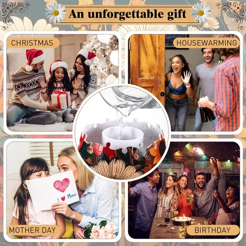 Vista 6 de Jarrón Rompecabezas 3D Jarrón de Flores Rompecabezas Hecho de 160 Piezas de Plástico Curvado 3D Regalo DIY para Novedades en Casa Adecuado