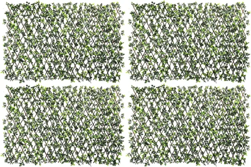 Vista 28 de Windscreen4less Pantalla de Valla de Privacidad de Hiedra Artificial Expandible con Hojas Sintéticas para Exterior Interior Patio Trasero Balcón