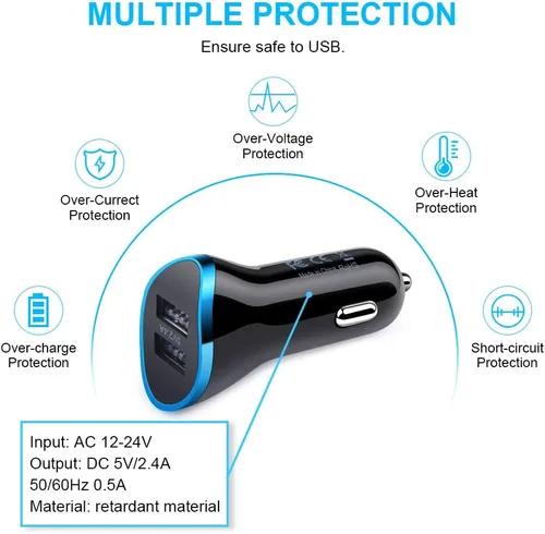 Vista 5 de Cargador de coche USB C para Google Pixel 10a/10/10 Pro/10 Pro XL/Fold/9a/9/9 Pro XL/8a/8/8 Pro/7a/7/7 Pro/6a/6/6 Pro/5/4/4a/4XL/3/3a/3XL, adaptador