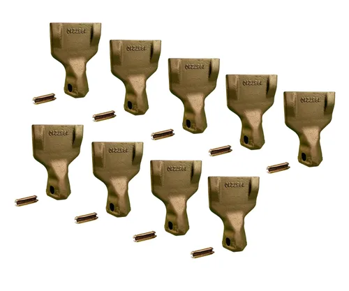 Vista 11 de Diente de cucharón de retroexcavadora 195-7210 - Punta ancha, se adapta a adaptadores/vástagos de cubo de la serie CAT DRS200. (1)