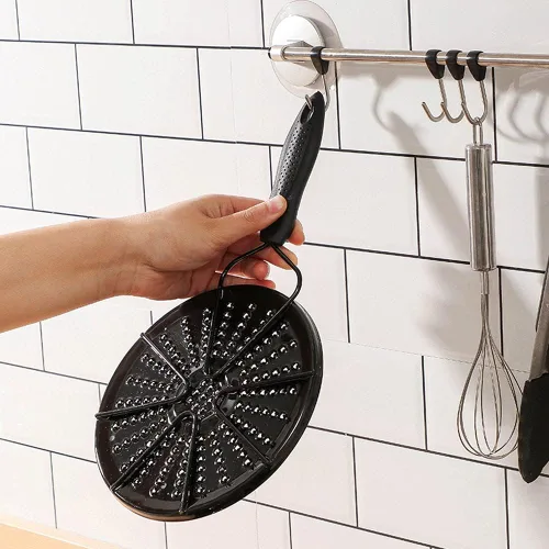 Vista 5 de Difusor de calor para estufa de gas, difusor de calor uniforme para cocina de vidrio, difusor de calor para estufa eléctrica con mango de tacto