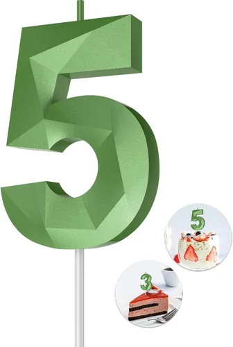 Vista 95 de Velas de cumpleaños con números (0 velas negras), forma de diamante 3D, decoración de pastel de feliz cumpleaños para niños y hombres, cumpleaños