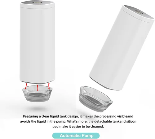 Vista 7 de Máquina Selladora al Vacío de Mano CABIBOX, Bomba de Vacío Automática para Alimentos, Selladora al Vacío Portátil Sous Vide para Almacenamiento