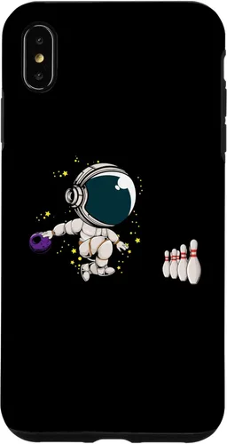 Vista 11 de Astronaut Bowling Player Bowling Ball Pins Bowling Team Case for iPhone 16