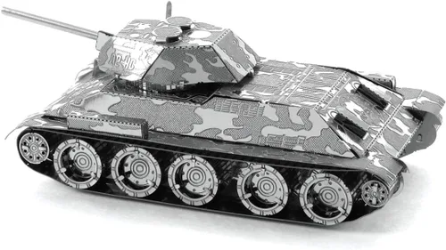 Vista 2 de Metal Earth T-34 Tank 3D Metal Modelo Kit Fascinaciones