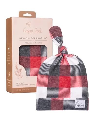 Vista 76 de Gorro de bebé con nudo superior elástico suave "Fern" por Copper Pearl