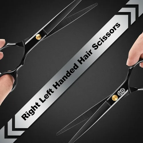 Vista 3 de CIICII Tijeras de corte de cabello, juego de tijeras profesionales de pelo de 6.5 pulgadas