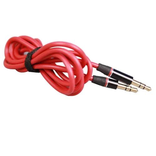 Vista 3 de MaxLLTo Cable auxiliar de audio de 0.138 in, cable auxiliar estéreo, macho a macho, para PSP 1000 Fat Slim 2000 3000 Lite - rojo, 4 pies