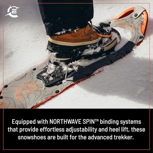 Vista 3 de Expedition SNØ Series Snowshoe Kit for Mountaineering and Snow Hiking - Perfect for Men and Women