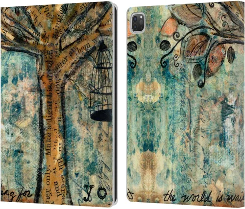 Vista 8 de Head Case Designs Officially Licensed Wyanne Half Light Nature 2 Leather Wallet Case Compatible with Apple iPad Air 2 (2014)