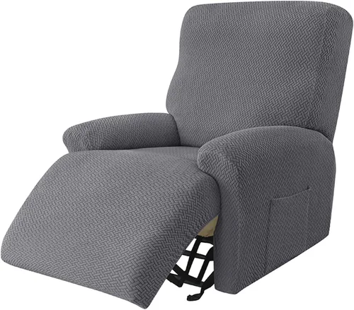 Vista 15 de IMYOGI Fundas de sofá de alta elasticidad para sofá reclinable, funda elástica para sofá individual, 1 pieza, protector de muebles, funda de tela
