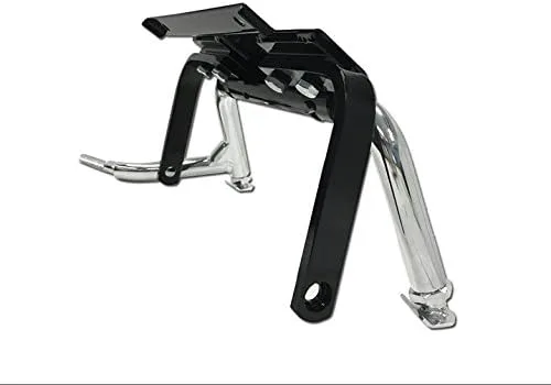 Vista 2 de HTTMT CS02 - Soporte central ajustable de acero resistente compatible con Harley Electra Glide Road King Road Glide FLT FLH Touring modelos 1998-2008