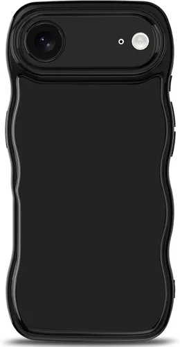 Vista 54 de Anuck Funda para iPhone 11 Case Wave, diseño de marco ondulado para mujeres y niñas, linda funda de teléfono estética ondulada de color sólido, TPU