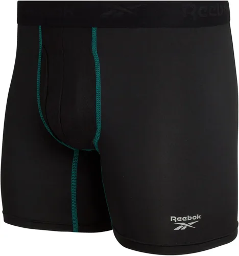 Vista 4 de Reebok Men's Underwear - Performance Boxer Briefs with Fly Pouch (4 Pack)