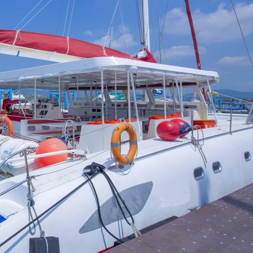 Vista 5 de X-Haibei 1 boya de anclaje redondo para guardabarros de barco, bola de parachoques de muelle, protección de escudo de vinilo inflable, boya