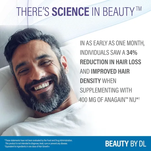 Vista 5 de Douglas Laboratories Crecimiento del cabello+ Promueve el grosor y reduce la pérdida 60 cápsulas vegetarianas