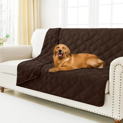 Vista 55 de Smiry Manta Impermeable para Cama de Perro 30x70, Manta Suave Reversible para Mascotas, Lavable a Prueba de Fugas Cubierta para Gatos y Perros