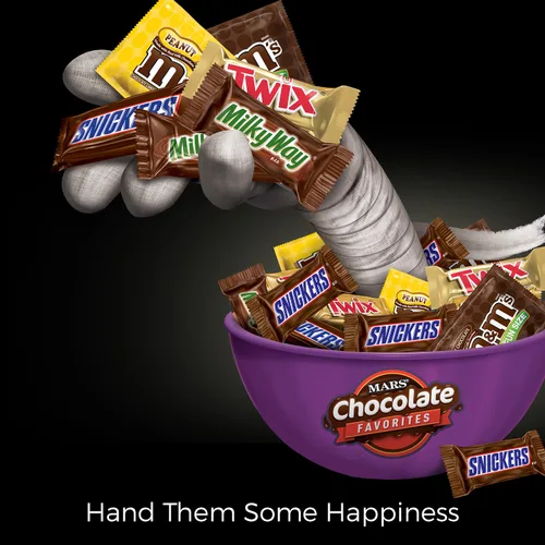 Vista 3 de MARS Chocolate Favorites Halloween Candy Bars Variedad Mezcla de 69.2 onzas Bolsa de 135 piezas