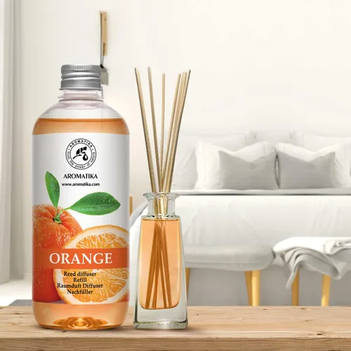 Vista 3 de AROMATIKA - Repuesto de difusor de varillas de 17 onzas líquidas (16.9 fl oz), difusor de fragancia de habitación con aceite esencial natural