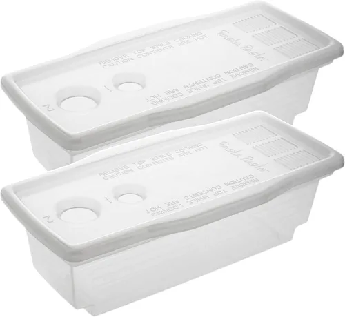 Vista 6 de Fasta Pasta Cocina de pasta para microondas, el original (2 unidades): cocina hasta 4 porciones, sin ensuciar, pegar o esperar a que hierva, pasta