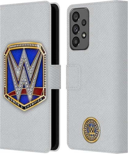Vista 49 de Head Case Designs Officially Licensed WWE Cruiserweight Champion Title Belts Leather Wallet Case Compatible with Samsung Galaxy A07 4G Campeón