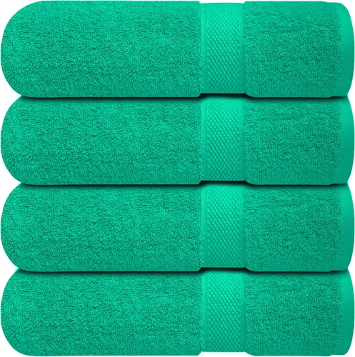 Vista 23 de Infinitee Xclusives Paños de lavado de 100 % algodón de alta calidad para ducha, paquete de 4, 12 x 12 pulgadas, altamente absorbentes, para baño