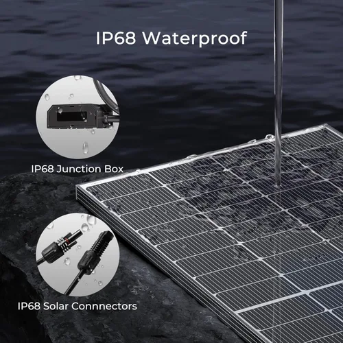 Vista 16 de Renogy Panel Solar de 100 Vatios 12 Voltios, Cargador de Alta Eficiencia de Módulo PV Monocristalino para RV, Marina, Techo, Granja, Batería y Otras