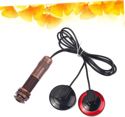 Vista 9 de ERINGOGO Microfono Microphone Mics 14 Inch Endpin Jack Mandolin Pickup Transducer Delivers Sensor Earth Tones