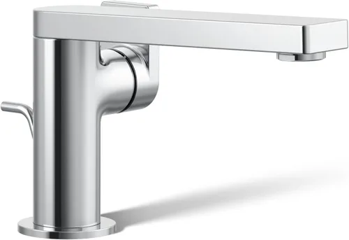 Vista 18 de Kohler 73167-4-BL Composed Grifo de lavabo de baño de una sola manija con manija de palanca, 1.2 gpm, negro mate
