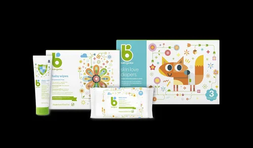 Vista 5 de Babyganics Toallitas para bebé, sin fragancia, 80 unidades (paquete de 2)