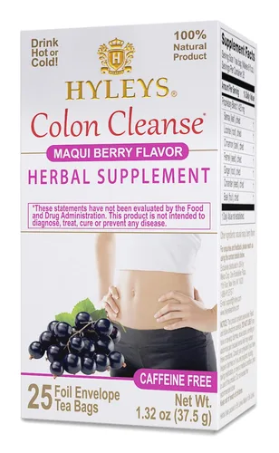 Vista 17 de Hyleys Colon Cleanse Tea sabor a bayas de Goji (paquete de 6 – 150 bolsas de té en total)