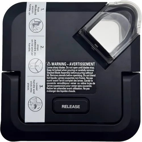 Tapa de repuesto para jarra Ninja 72 OZ XL, tapa de bloqueo de cubierta superior de frasco, compatible con Ninja Blender modelo BL740 BL770 BL771