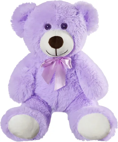 SNOWOLF Oso de Peluche Lindo Juguetes de Animales de Peluche Almohada Muñeca de Oso Violeta Regalo para Niños Niñas Cumpleaños Navidad Día de San