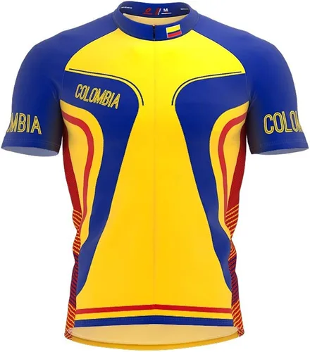 Vista 2 de ScudoPro Colombia - Camiseta de ciclismo de manga corta para hombre