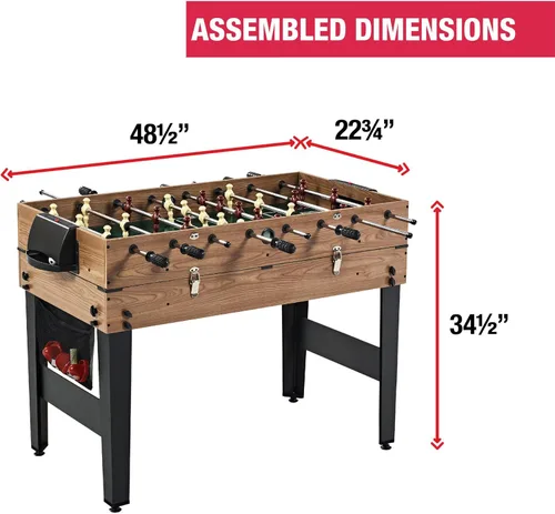 Vista 2 de Mesa de juego combinada de interior de 48" 3 en 1, mesa de conversión