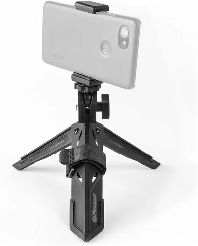 PEDCO Ultrapod 3 Lightweight Travel Tripod for Camera and Phone, Black