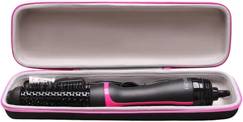 LTGEM - Funda rígida de EVA para Revlon One Step Root Booster Round Brush Dryer y Hair Styler - Bolsa protectora de viaje para almacenamiento