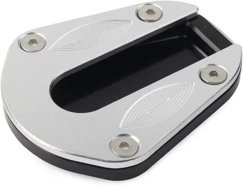 Vista 5 de FSFY Soporte Del Motor Pie Lateral Soporte Ampliador Placa Kickstand Pad para BENELLI TRK 502 Negro