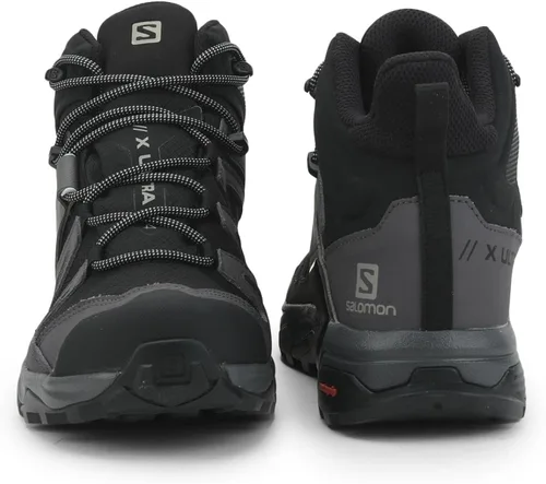 Vista 5 de Salomon Botas de senderismo X Ultra 4 Mid Gore-tex para hombre Gris Negro M