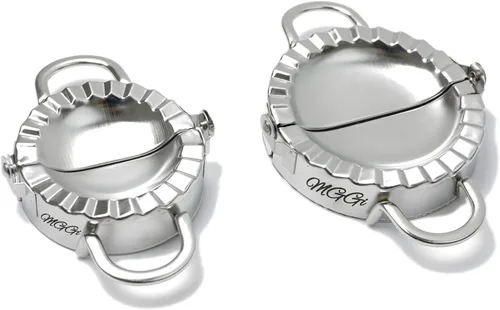 Máquina para hacer albóndigas de acero inoxidable, molde de prensa de empanada de gyoza para pasteles, herramientas de pastelería para ravioles, 1