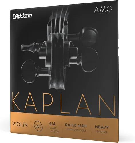 Vista 14 de D'Addario Kaplan Amo Cuerda de Violín - Cuerda A Individual - KA312 4/4M - Cuerdas de Violín - Escala 4/4, Tensión Media