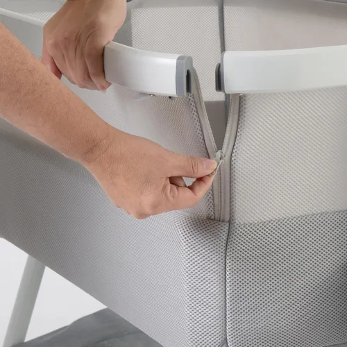 Vista 6 de Venice Child California Dreaming - Moisés para cuna con funda de viaje, sábana de cuna de bambú, colchón de algodón comprimido de bambú extraíble