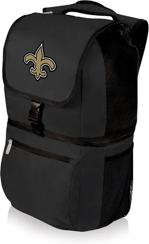 Vista 9 de Picnic TIME NFL Zuma Mochila Enfriadora, Mochila Enfriadora Suave, Enfriador de Almuerzo Negro