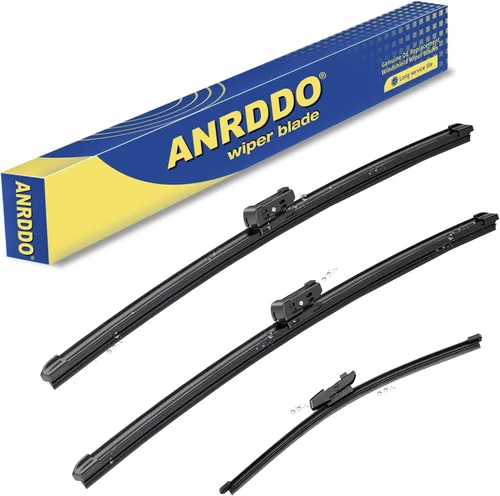 Vista 31 de Juego de 3 limpiaparabrisas de repuesto para Acura MDX 2014, 2015, 2016, 2017, 2018, 2019, 2020, juego de 3 limpiaparabrisas de 26 + 20 + 14