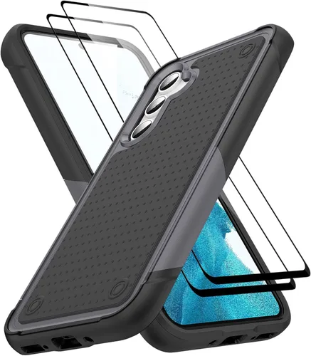 Vista 24 de Jeylly Funda para Samsung Galaxy A23, Galaxy A13 4G/5G/A23 5G/A04/A04s Funda de absorción de golpes híbrida TPU antiarañazos resistente cubierta
